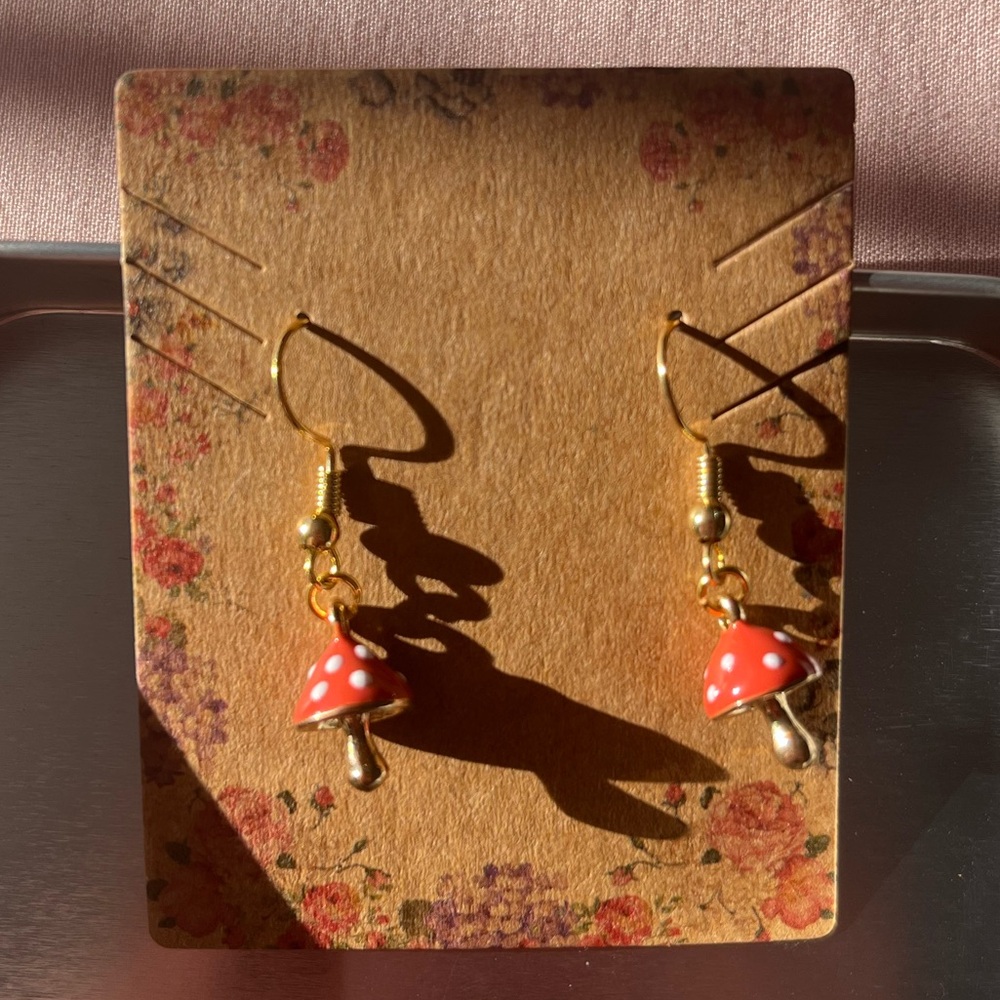 Mushroom Earrings